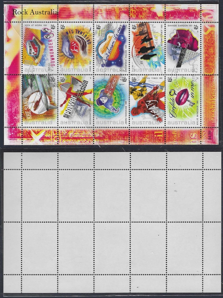 Australia 2000-2001 2 Mini Sheet Fine Used.