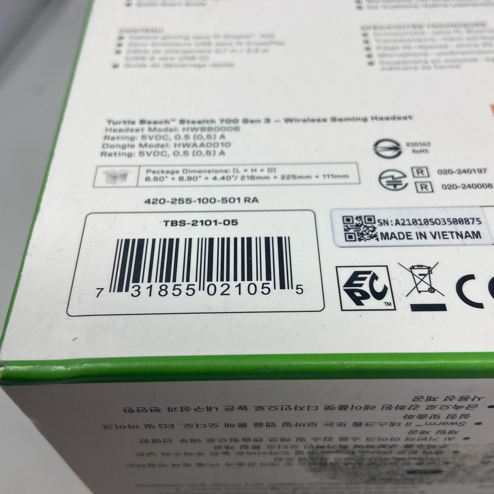 Turtle Beach Stealth 700 Gen 3 Wireless Headset - Black Xbox/PC