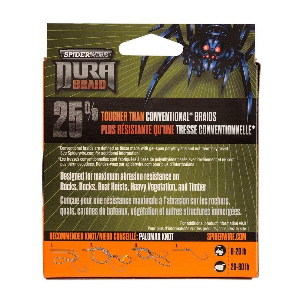 SpiderWire DuraBraid Moss Green 65lb - 150yd