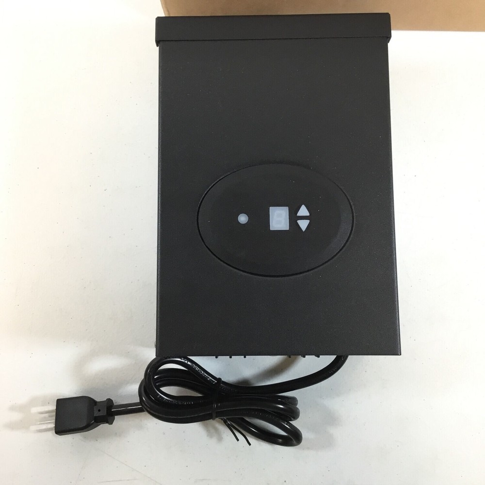 Dewenwils HOSL04A Black Low Voltage Countdown Timer 200Watt Transformer