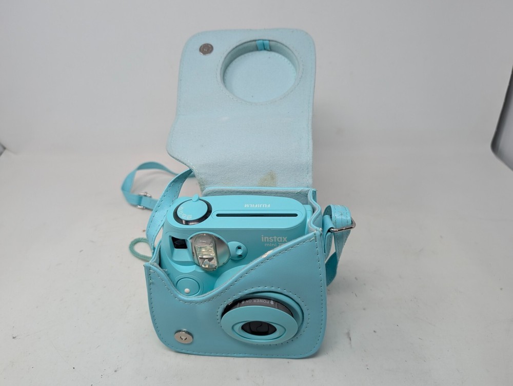 Fujifilm Instax Mini 7S Instant Camera Blue W/ Case (C8)