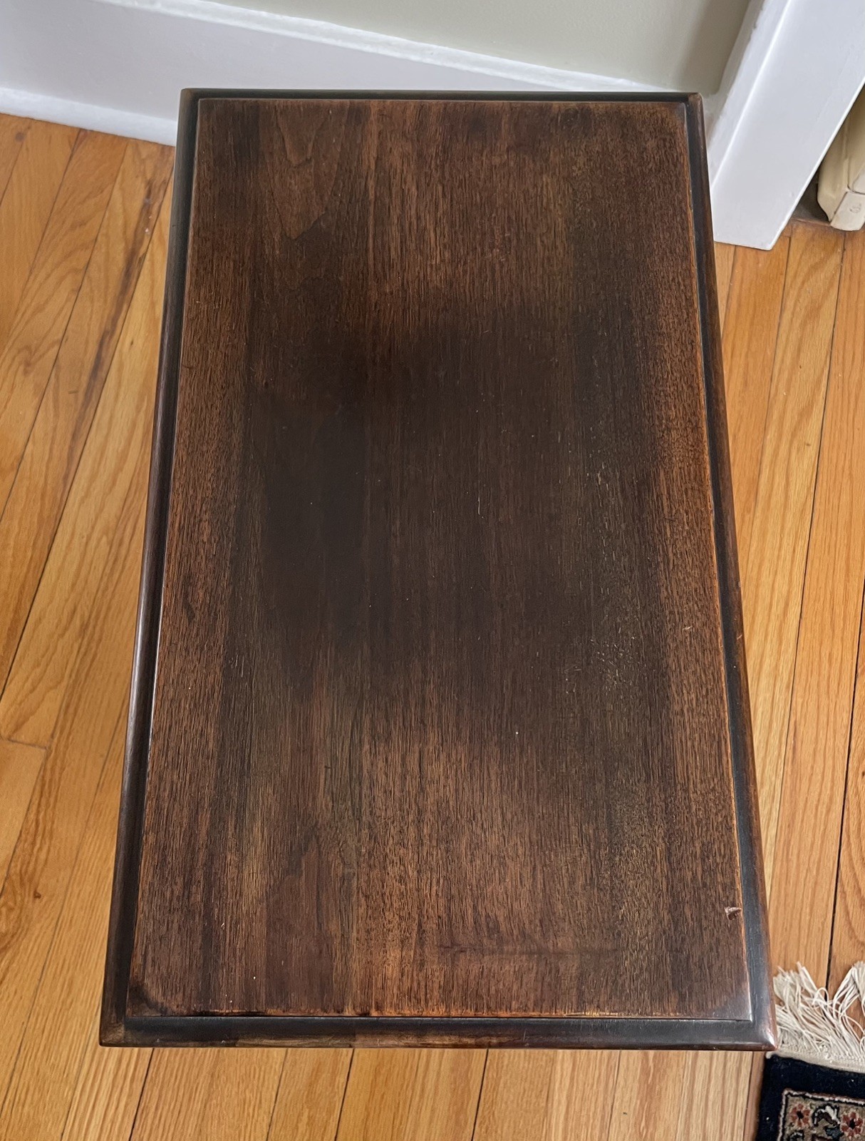 Antique Kittinger Walnut Joint Stool End Table