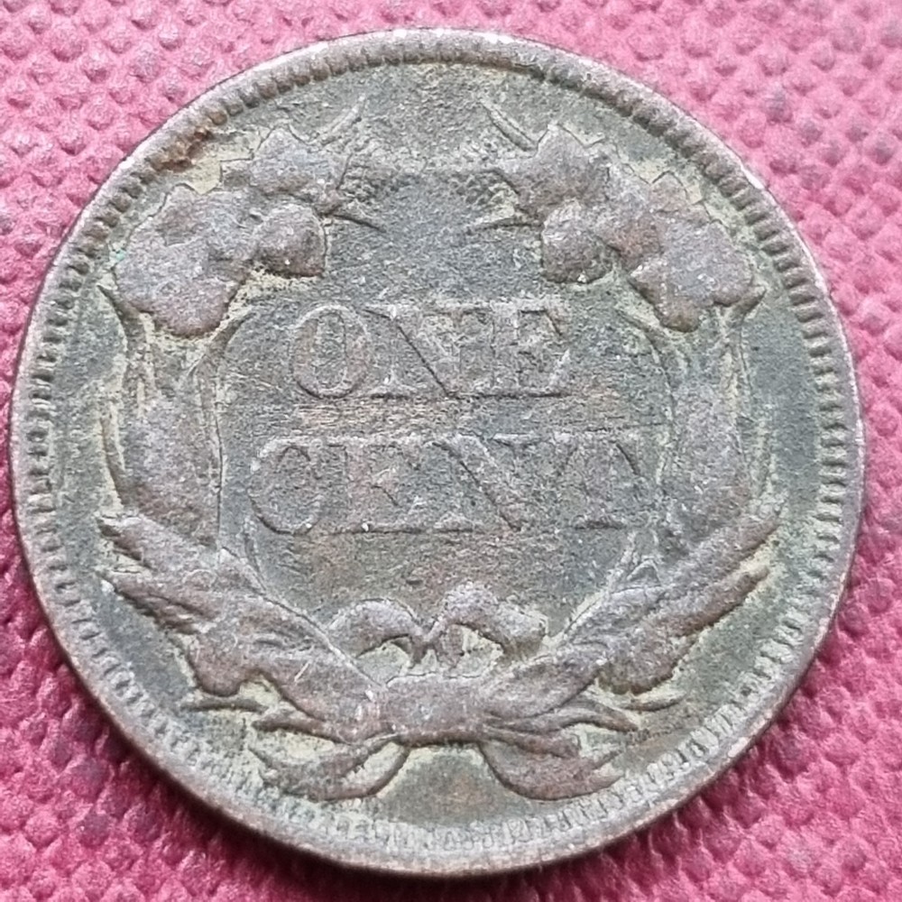 1857 Flying Eagle Cent 1c Better Grade Dark #78686