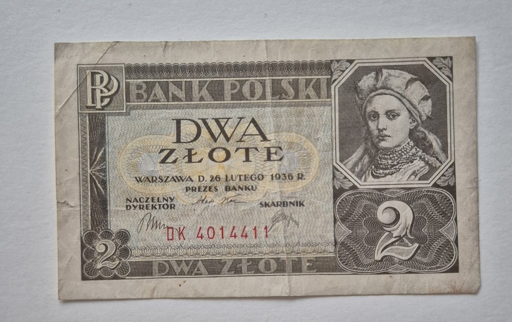 Poland Banknote 2 zlote  1936