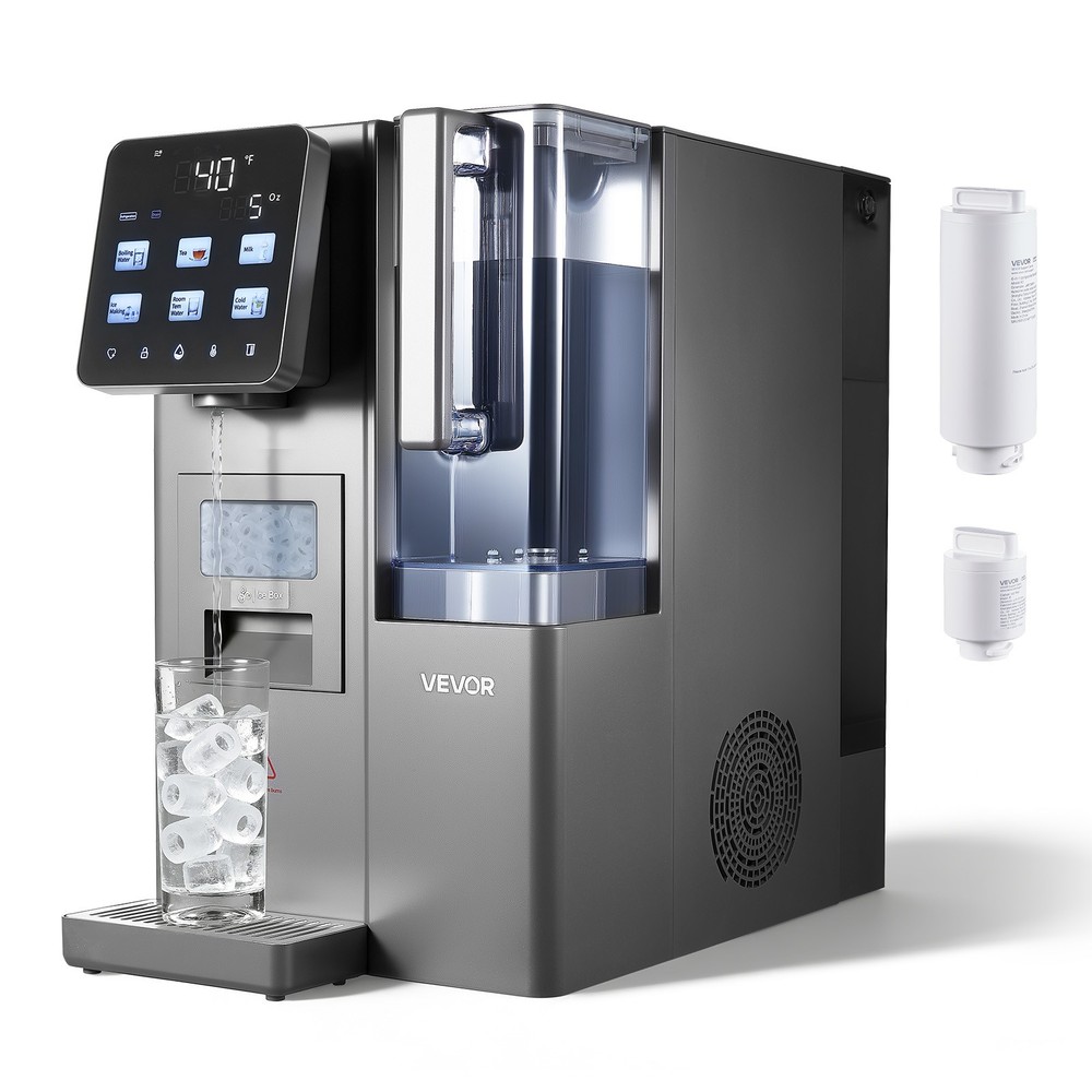 VEVOR Ice Maker Water Filter Dispenser 4-in-1 Countertop Multi-Function Machine