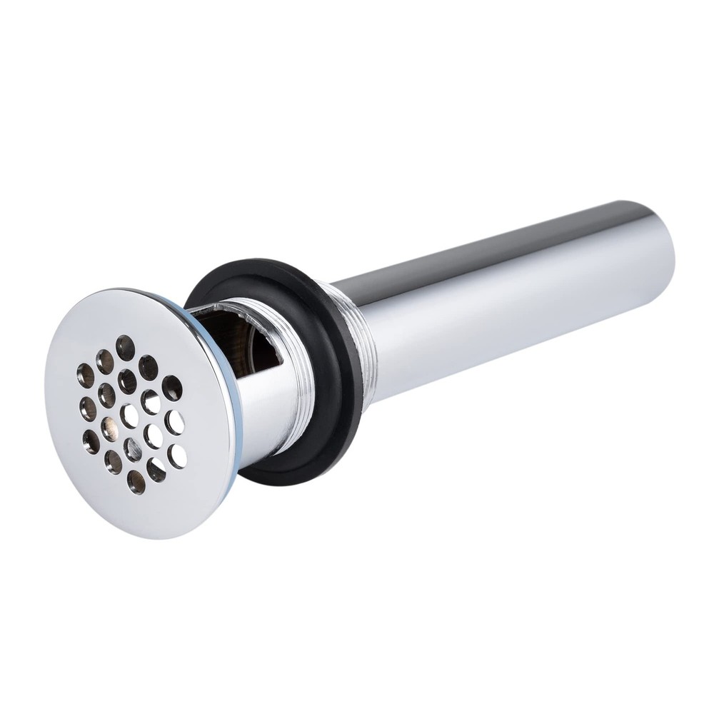 Grid Drain Strainer Assembly with Overflow for Bathroom Sink, P.O. Plug Grid ...