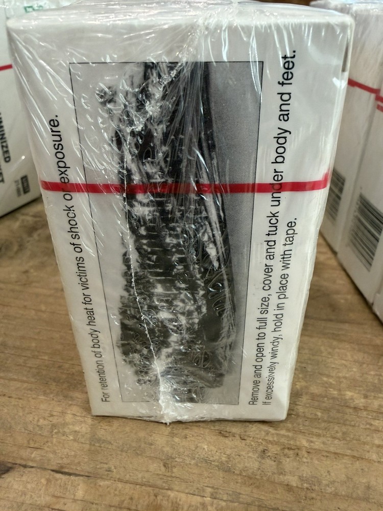 Pac-Kit Aluminized Rescue Blanket 10 new boxes sealed