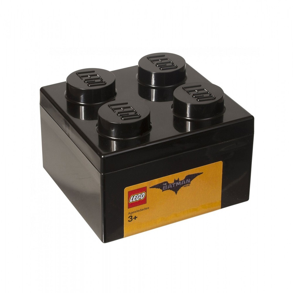 LEGO Batman Black Brick 2 x 2 Storage Lunch Box