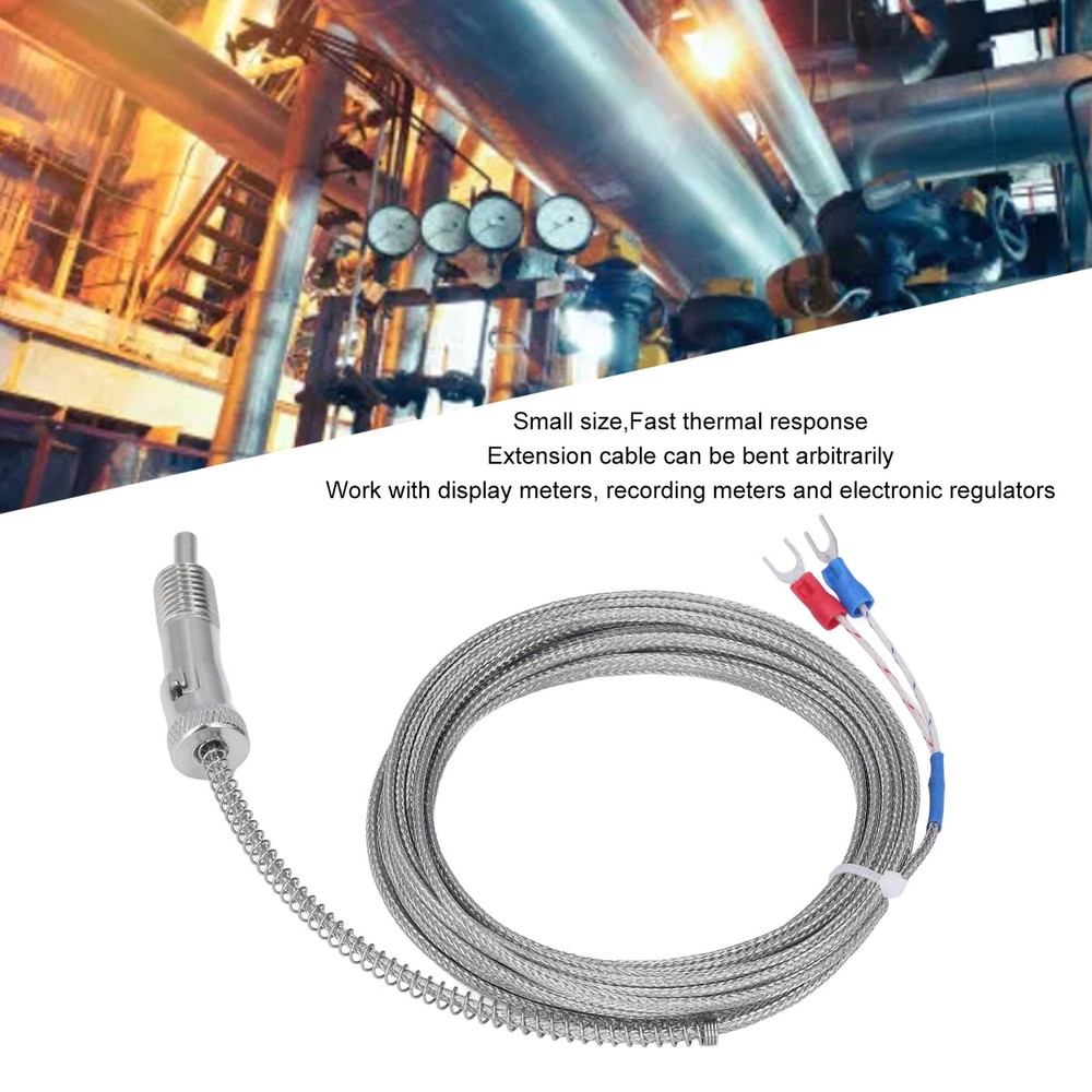 BERM K Type Thermocouple Compression Spring Temperature Gauge Sensor Probe 0 CST