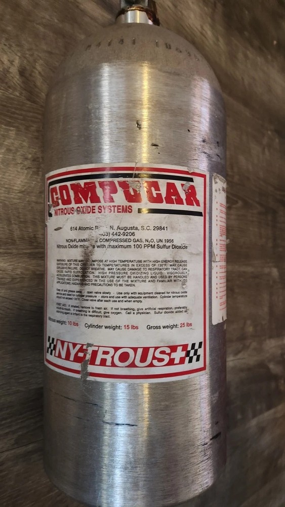COMPUCAR NITROUS OXIDE SYSTEMS 15lb Tank NOS