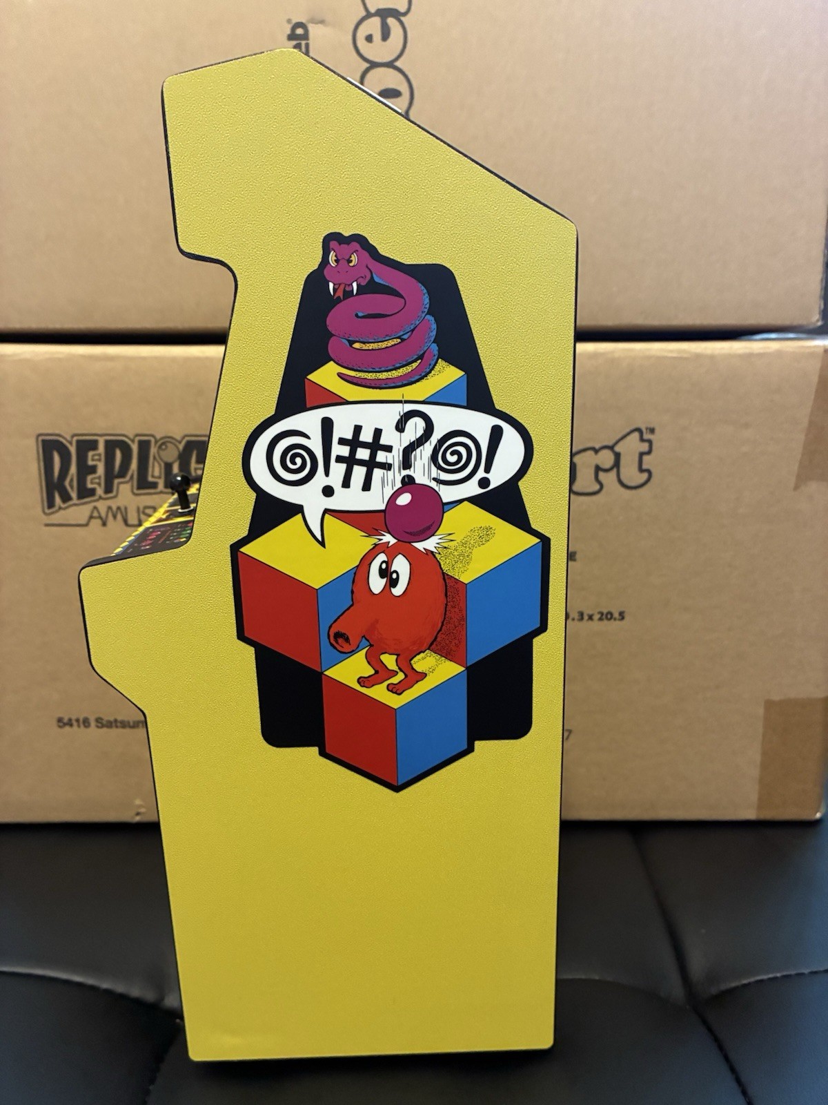 New Wave Toys Replicade Q*Bert Mini 1/6 Scale Arcade - Excellent - QBert