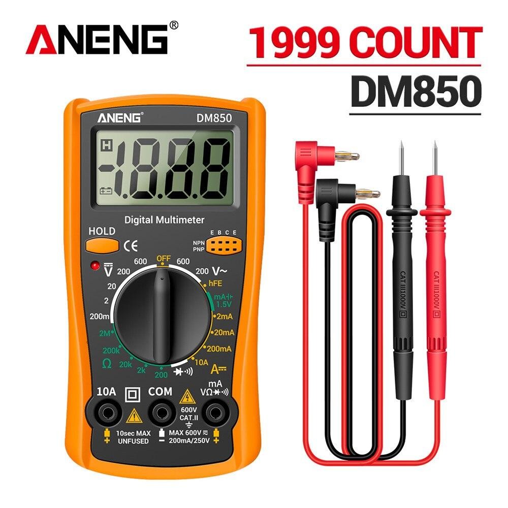Aneng Dm850 1999 Counts Digital Multimeter Eletric Professional Automatic Ac/dc