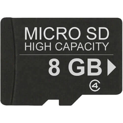 Super Talent 8GB MicroSDHC Flash Memory with SD Adapter MSD4GBST/R