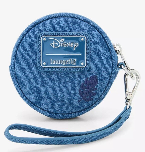 NEW Loungefly Disney Coin Purse Wristlet •Lilo & Stitch • Denim