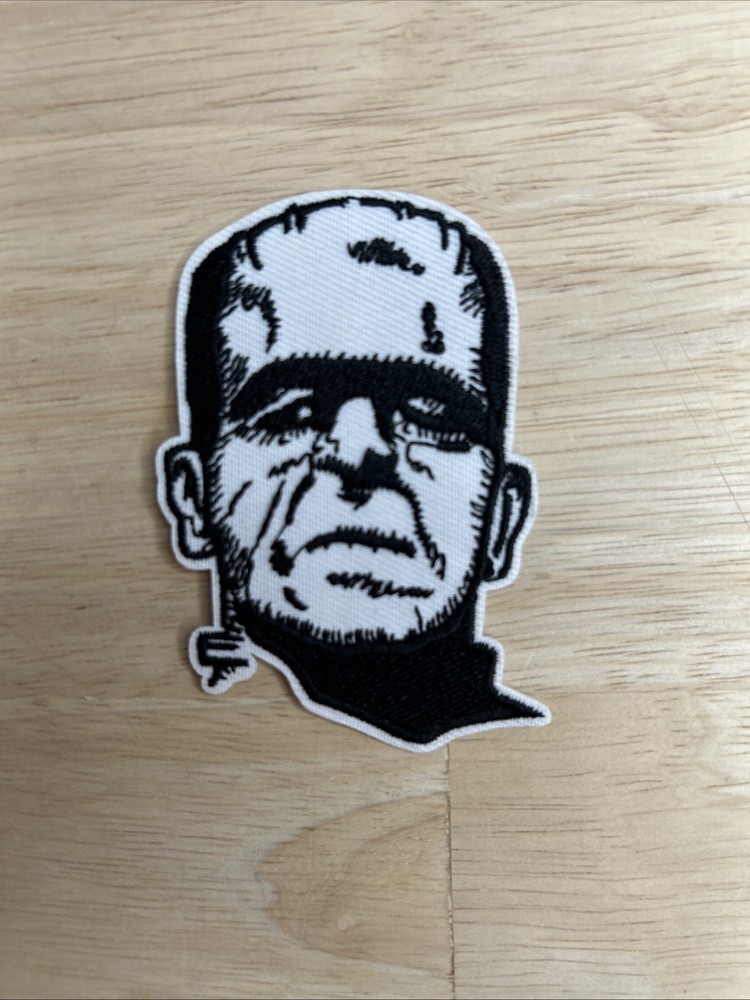 Frankenstein Embroidered Iron On Patch