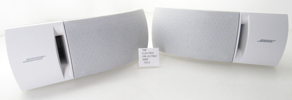 Bose 161 Speakers Full Range Shelf Or Wall Mountable Surround/Main White