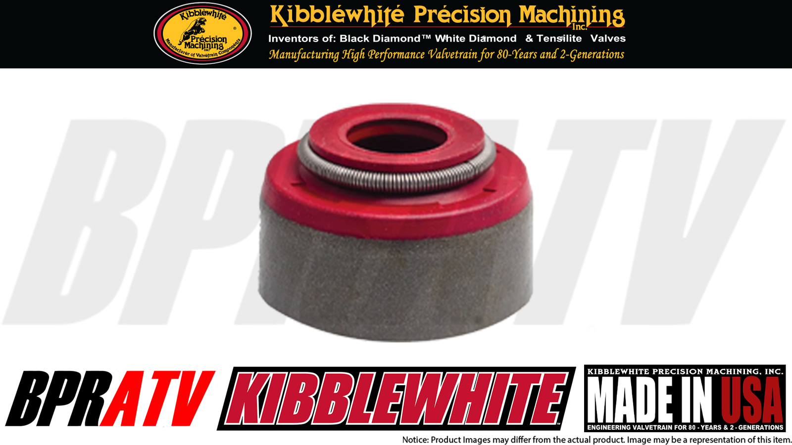 13-18 KTM 450 SX-F SXF 450 Kibblewhite Intake Valves Exhaust Valve Kit RED Seals