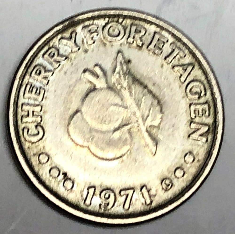 # C5669 AMUSEMENT TOKEN, CHERRY FORETAGEN