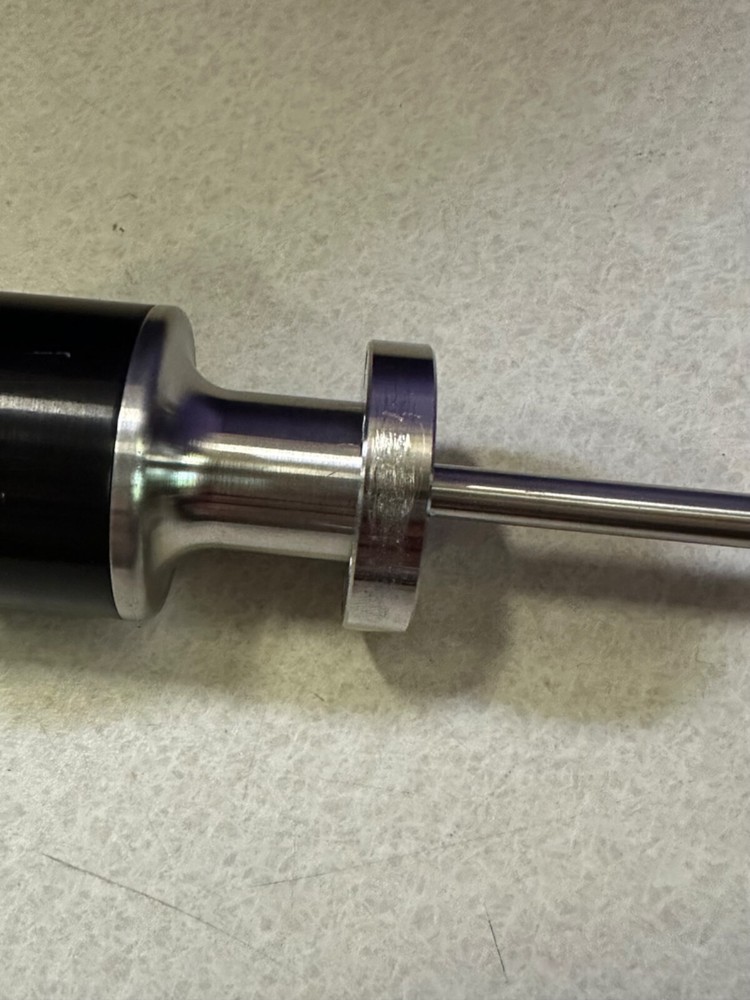 AS IS UNTESTED MDC PNEUMATIC LINEAR MOTION FEEDTHROUGH ABLM-133-1.W/MPI.MICRION