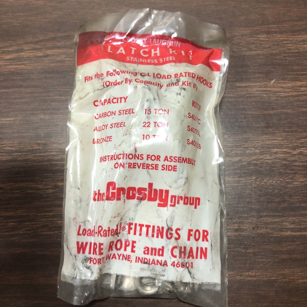 Crosby Hook Latch SS-4055 A,B,C