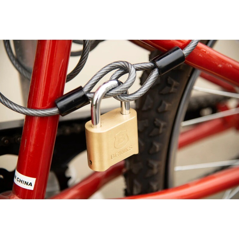 New Brinks Solid Brass 50mm Resettable Combination Padlock with 1in Shackle