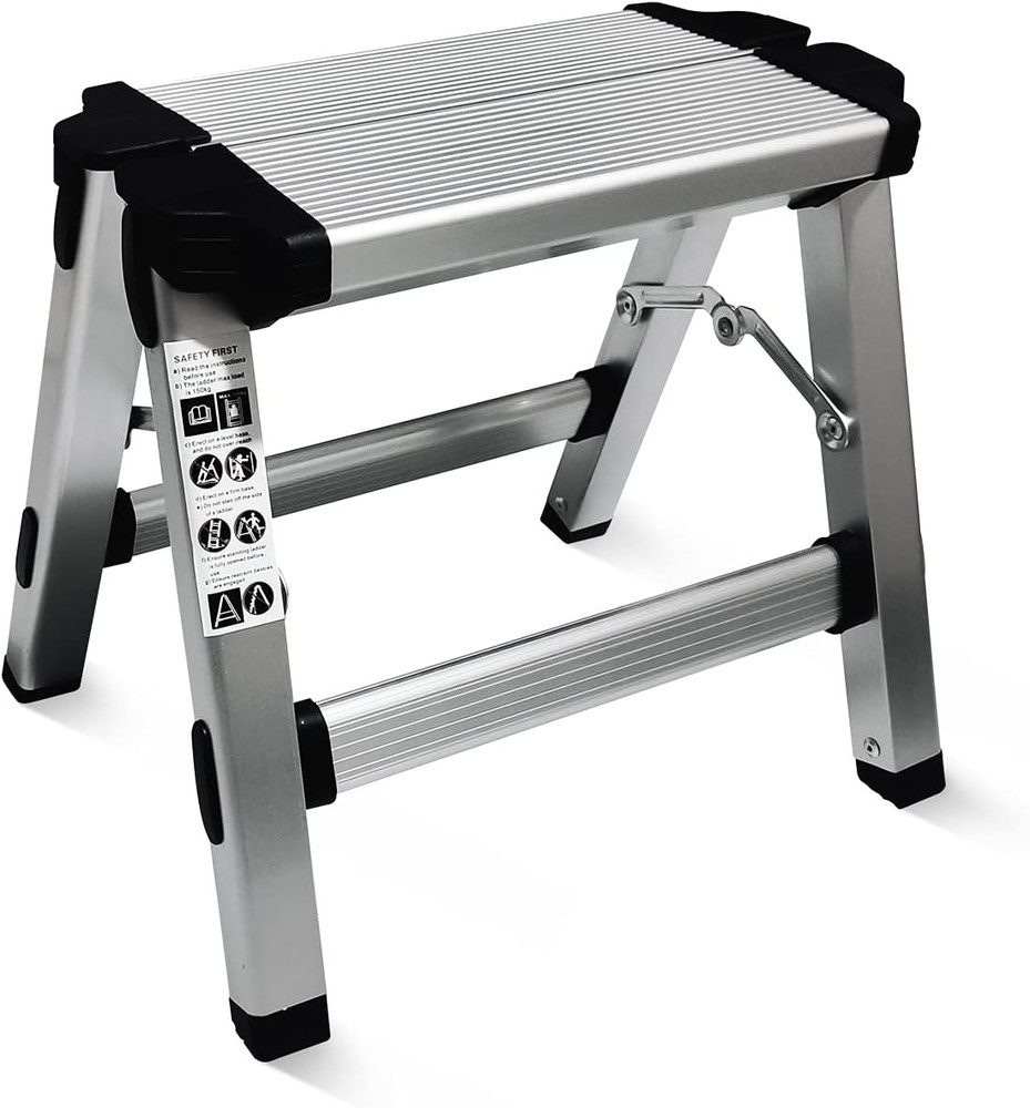 Folding Step Stool Small Foldable One Ladder with 330 lb Large Loading Capacity