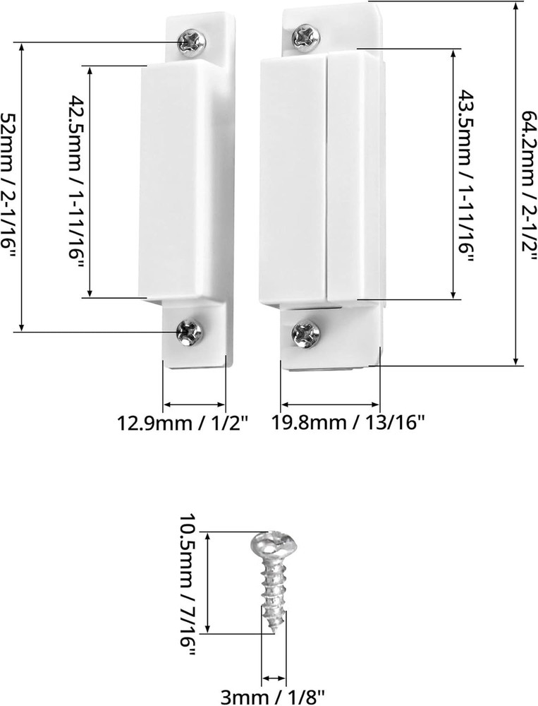 MC-31 Magnetic Door & Window Contact Sensor Pack