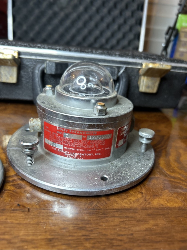 Eppley Pyranometer With Case And Cord Model 2