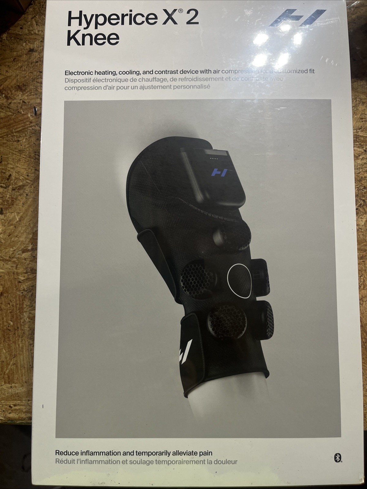 Hyperice X 2 Knee Advanced Heat and Cold Contrast Therapy Device - NEW SEALED