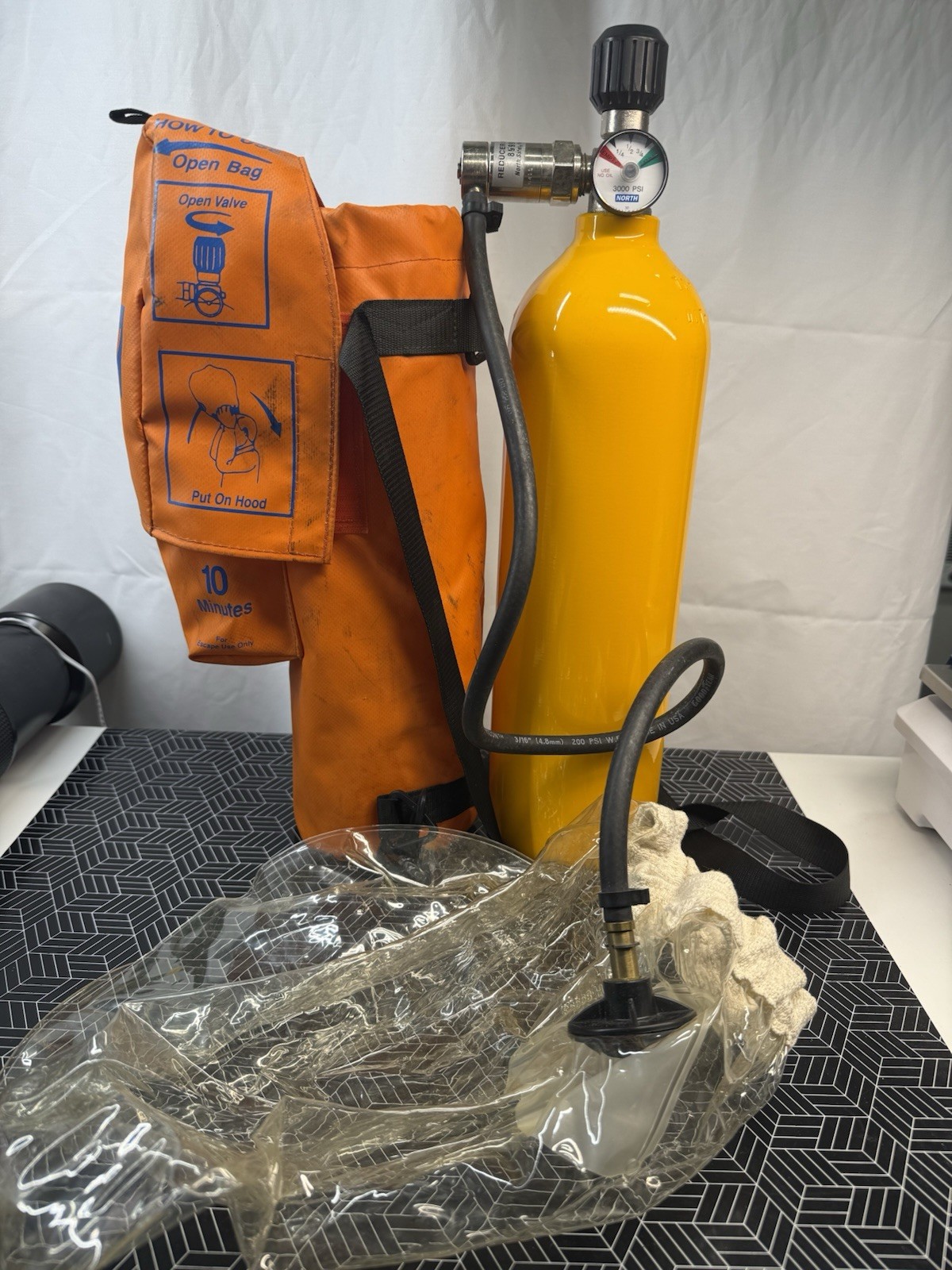 North Model 850 Respirator Emergency Escape Breathing Apparatus