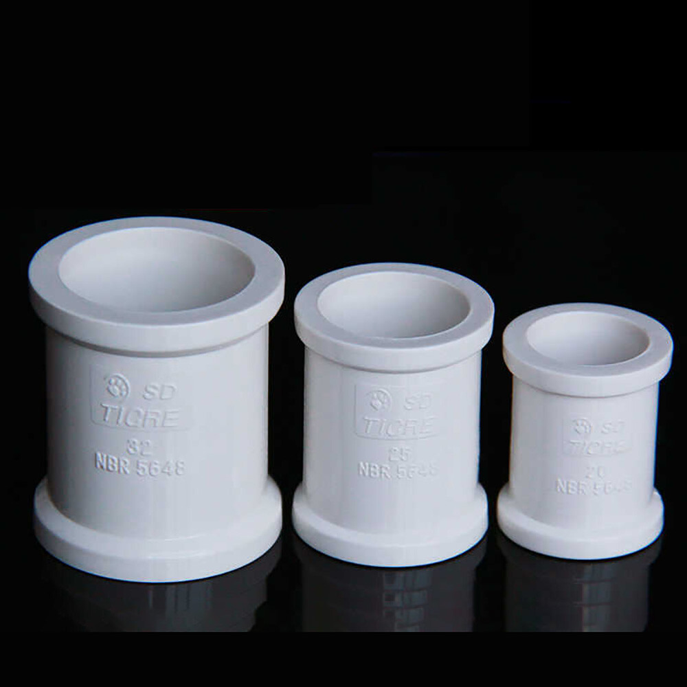 PVC Pipe Fitting Straight Joint Water Pipe Socket Coupling 20mm 25mm 32mm White