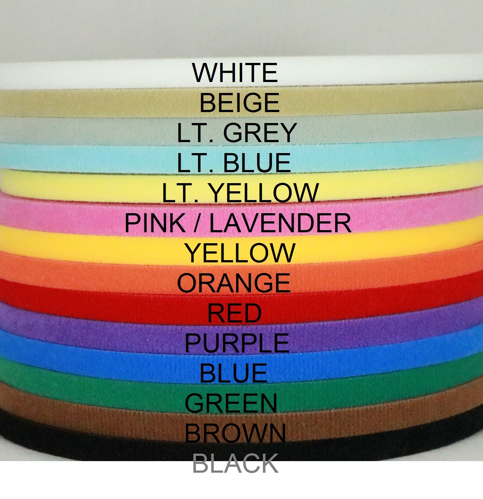 Ultra thin VELCRO® brand hook&loop tape double sided Widths: 3/8'', 1/2", & 5/8"