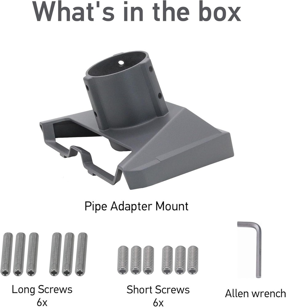 Durable Starlink Gen 3 Pole Mount Adapter - Easy Installation, 70mm Socket