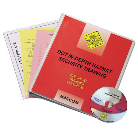 MARCOM V0001769EO Training DVD, DOT In-Depth HAZMAT Sec