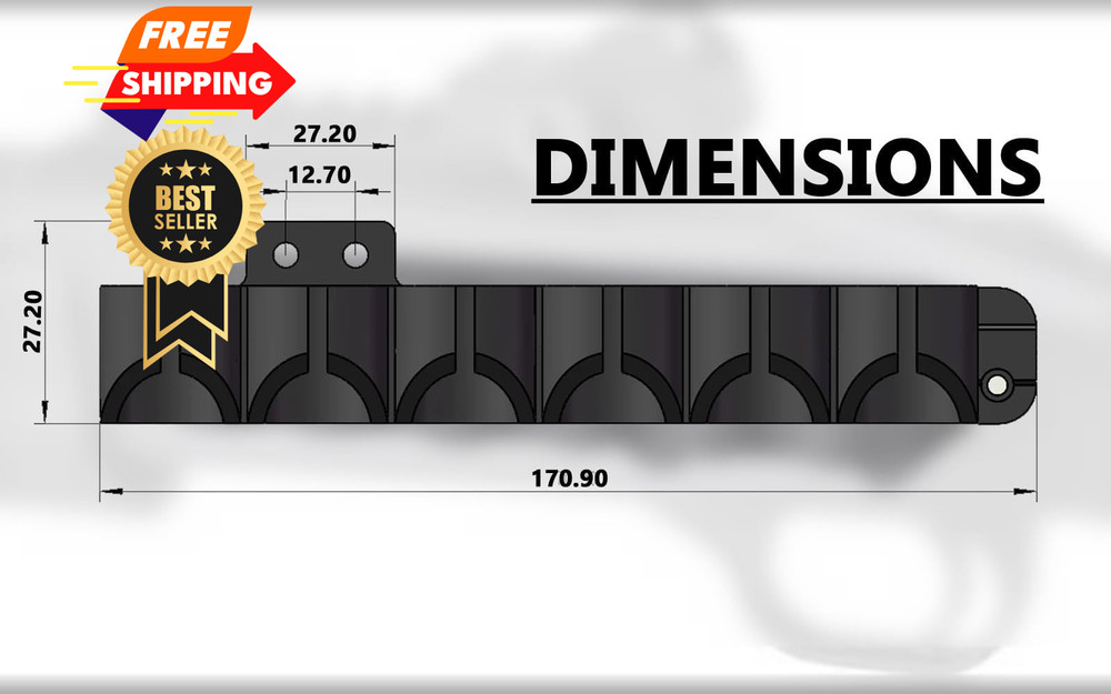Gotical Receiver Mounted Shell Carrier Side