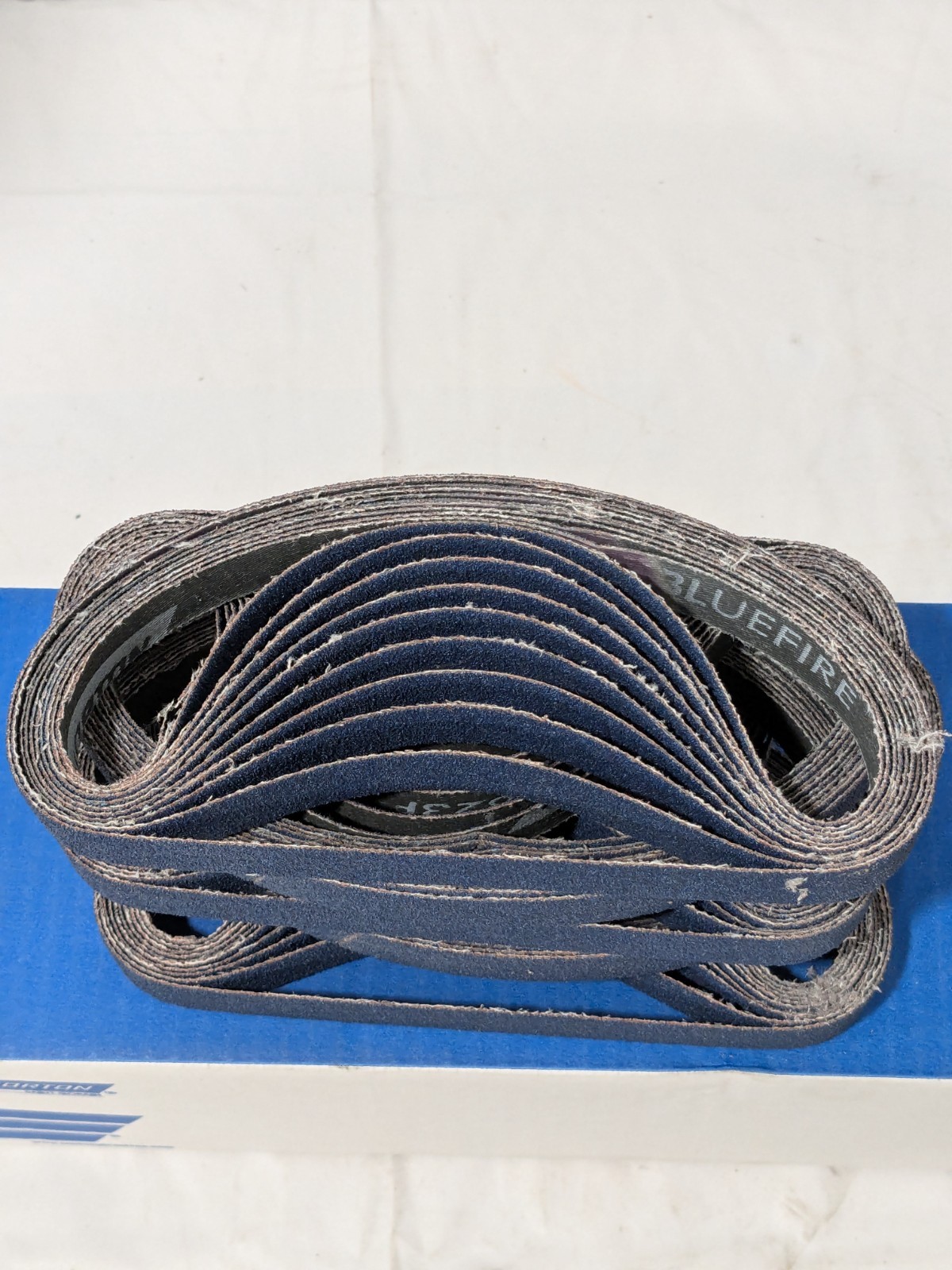 (50) Norton Abrasive Belt: 3/4" W, 18" OAL, 60G, Zirconia Alumina 78072709590