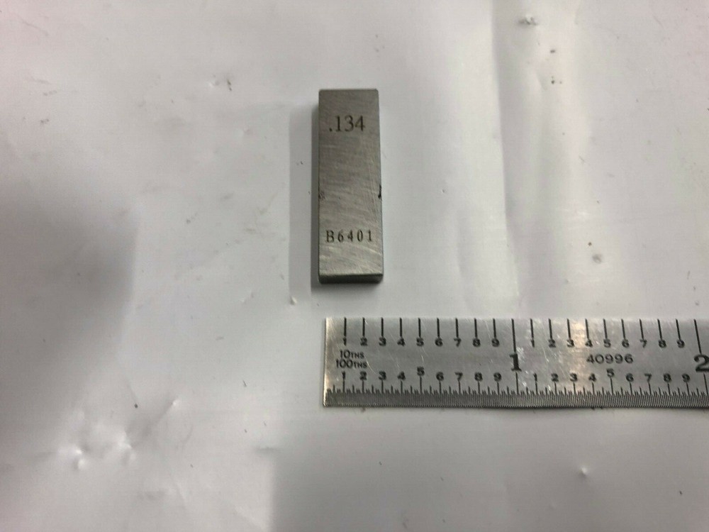 .134 Rectangle Steel Gage Block.