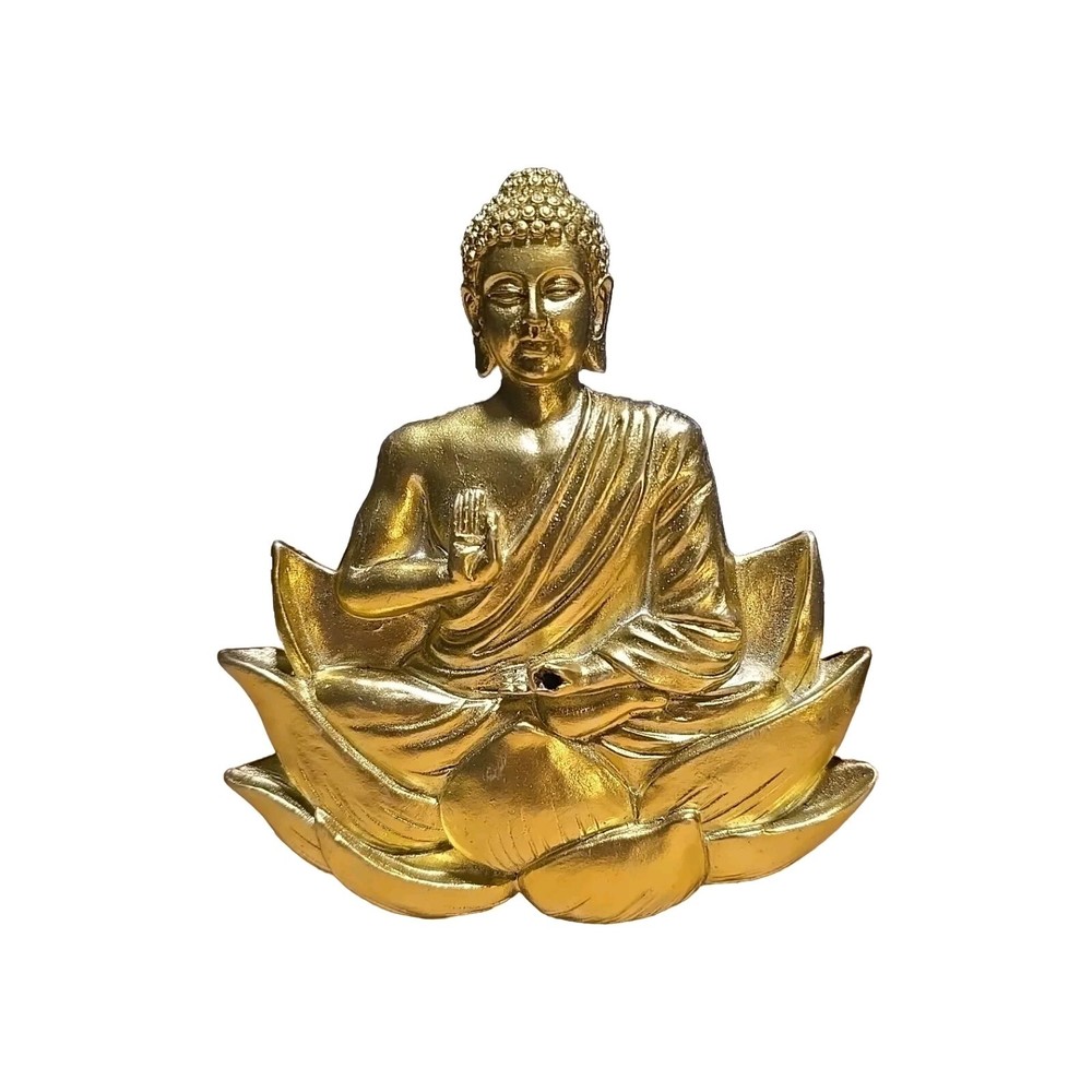 Golden Buddha Incense Holder