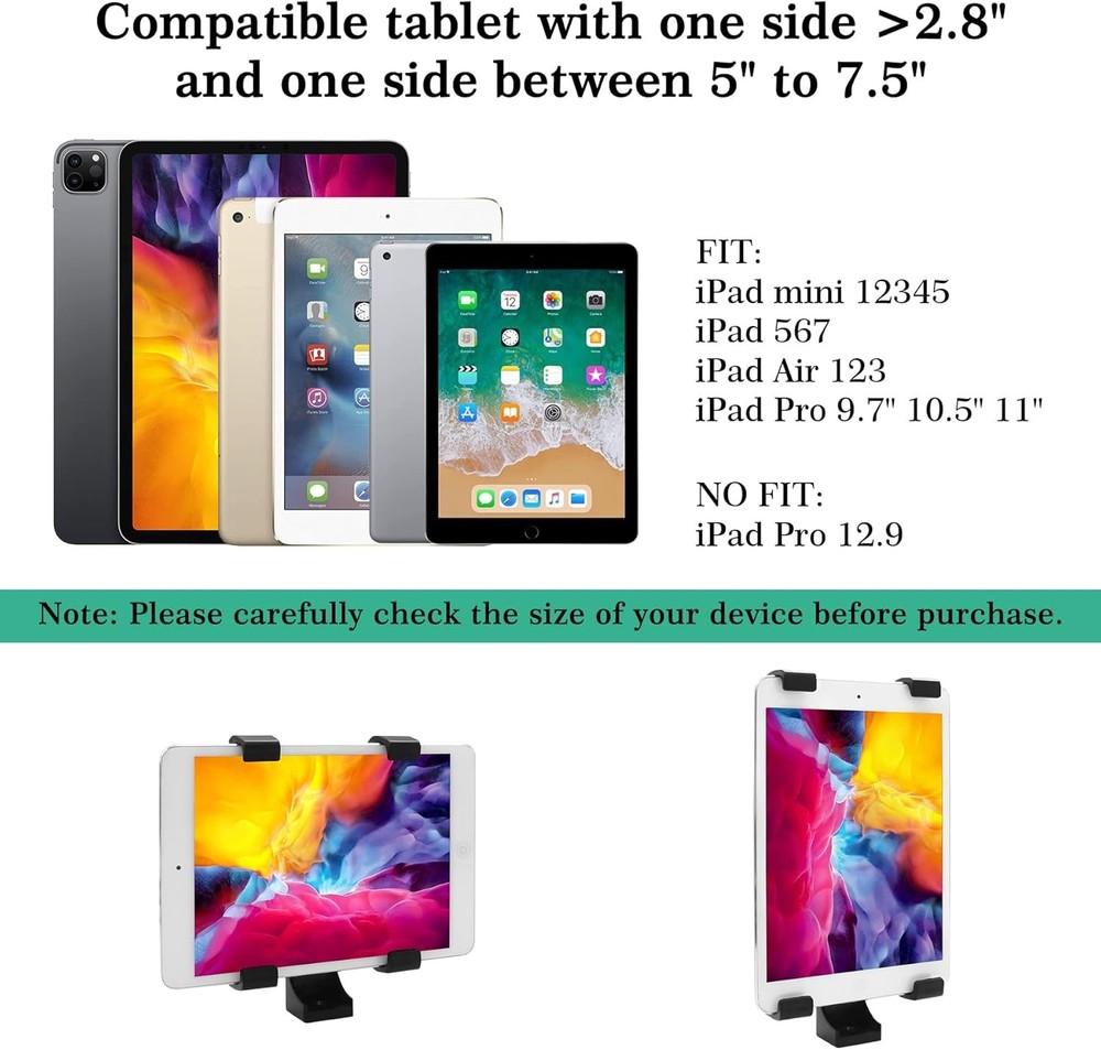 Universal Tablet Tripod Mount Adapter for Ipad/Air/Mini Attachment,Tablet Stands