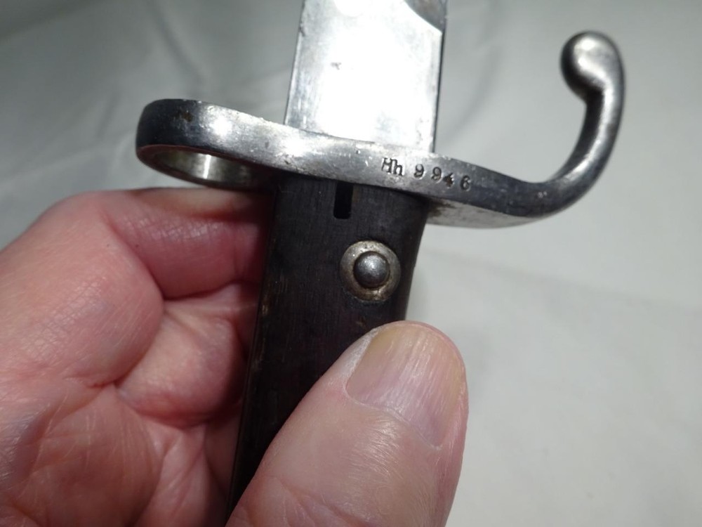 WWI C1908 Pattern "WEYERSBERG KIRSCHBAUM & CO.Cie BAYONET/SCABBARD"Nice Original