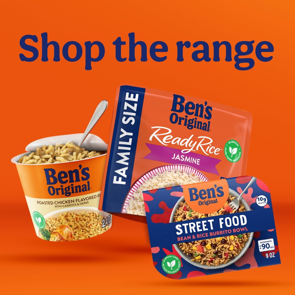 BEN'S ORIGINAL Ready Rice Cilantro Lime Flavored Rice, Easy Dinner Side, 8.5 ...