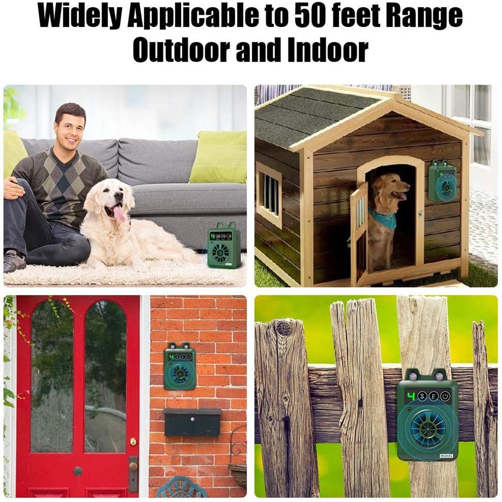 Rechargeable Ultrasonic Pet Anti Barking Device Dog Bark Control Repeller Tool