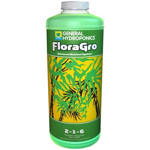 General Hydroponics FloraGro, 1-Quart