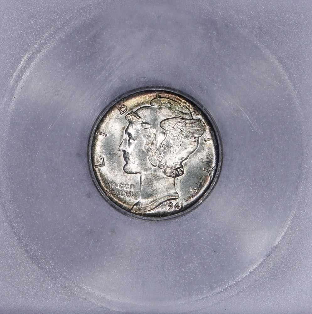 1941-D Mercury Dime 10C ICG MS66
