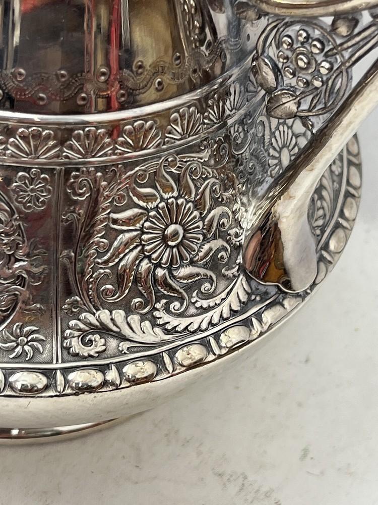 Mermod Jaccard & Co. St. Louis Silverplate Pitcher Late 19th Cen 9-1/2" Bin U51