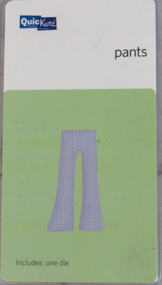 QuicKutz Pants 2x2, 1 Cutting Die Set RS-0725