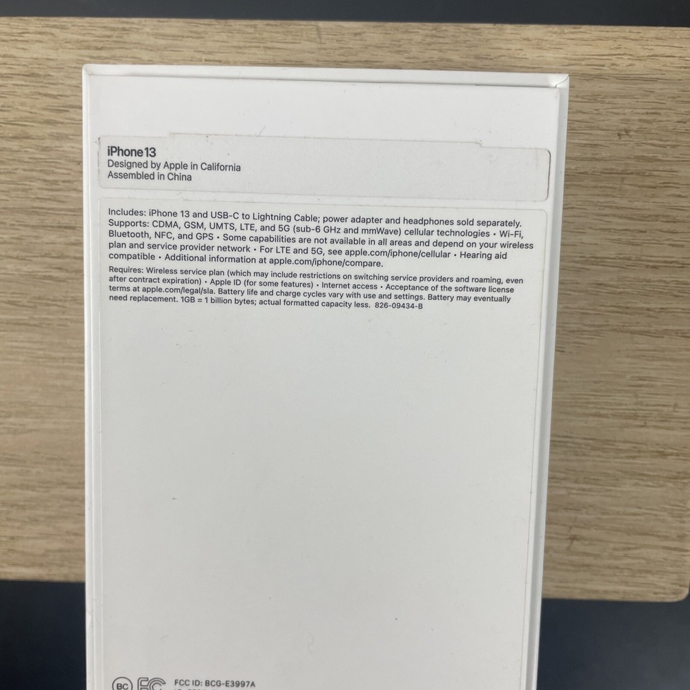 Apple iPhone 13 Black Box (BOX ONLY)