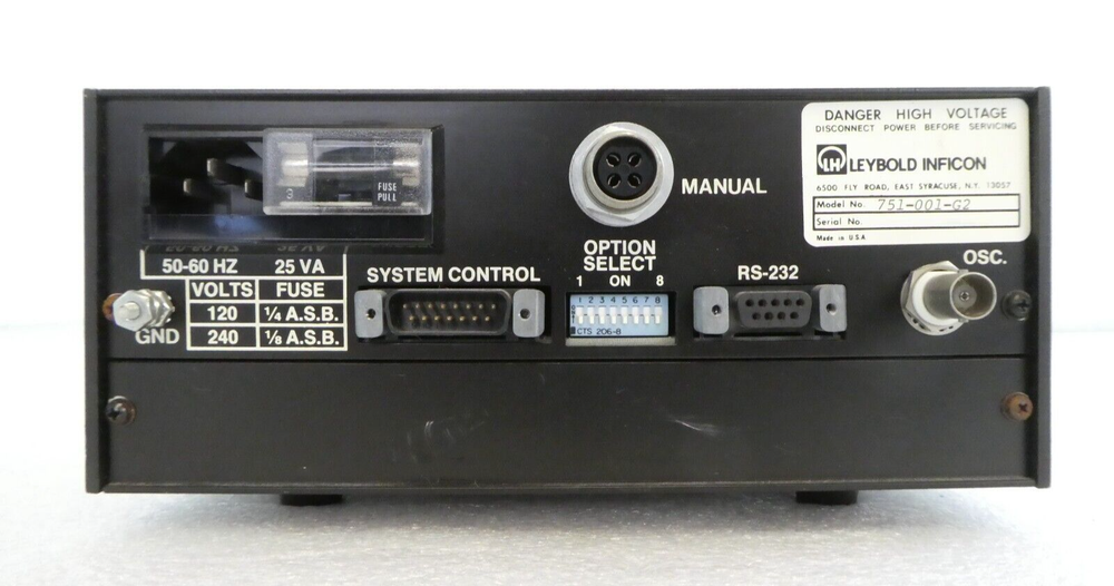 Leybold Inficon 751-001-G2 Deposition Controller XTC Working Surplus