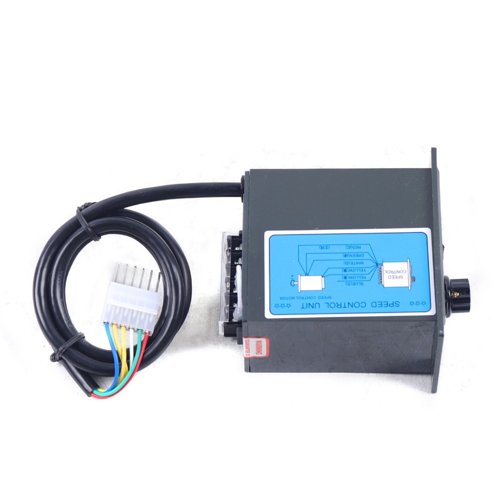 110V 90W AC Gear Motor Electric Motor Variable Reducer Speed Controller 1:10