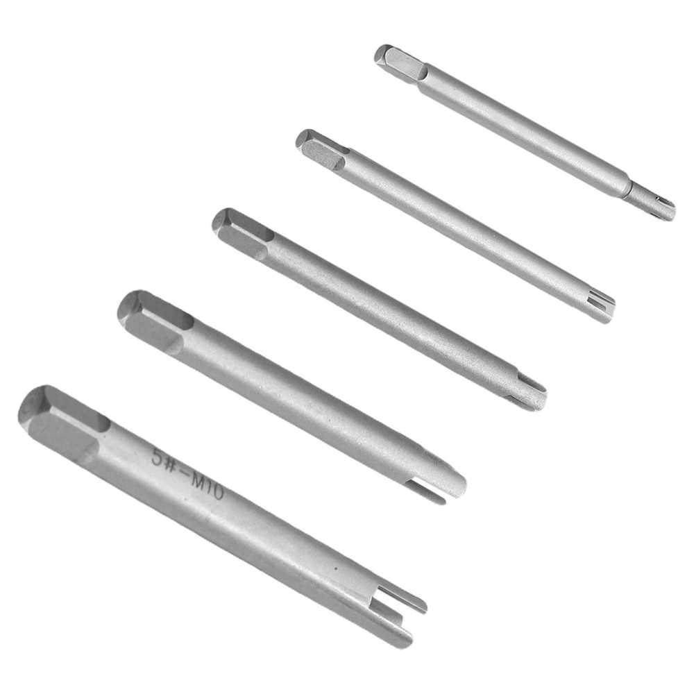 5pcs-M10 Broken Tap Extractor Guide Easy Wire Screw Remover Tools Drill Bits